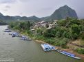 village laos river